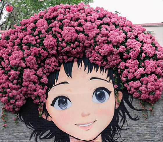 芒市墙体彩绘-网红墙打卡