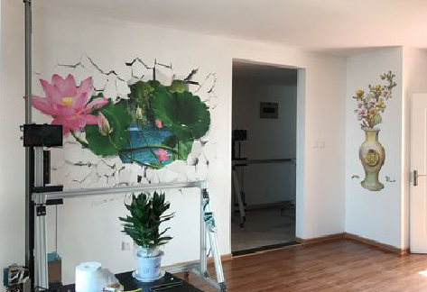 芒市墙体彩绘相比墙纸的优势。