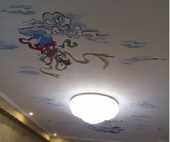 芒市如何快速绘制天花板上的手绘墙？