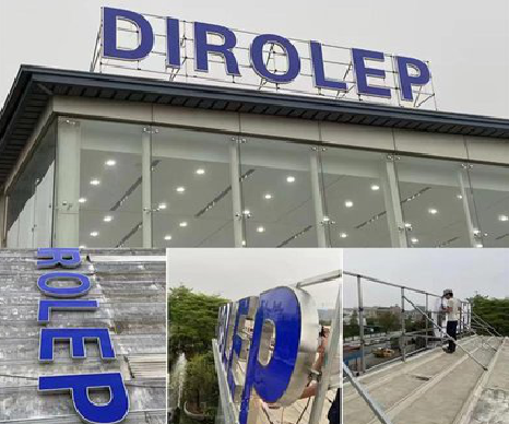 芒市楼顶发光字安装的注意事项。